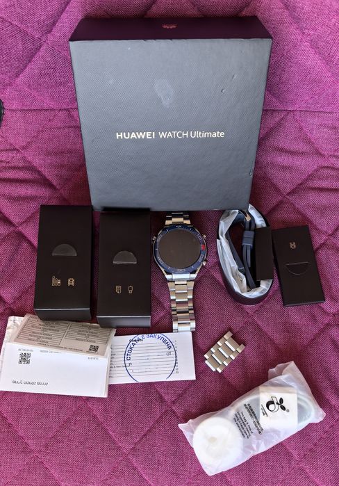 Чисто Нов, Huawei watch Ultimatе в гаранция от Yettel.