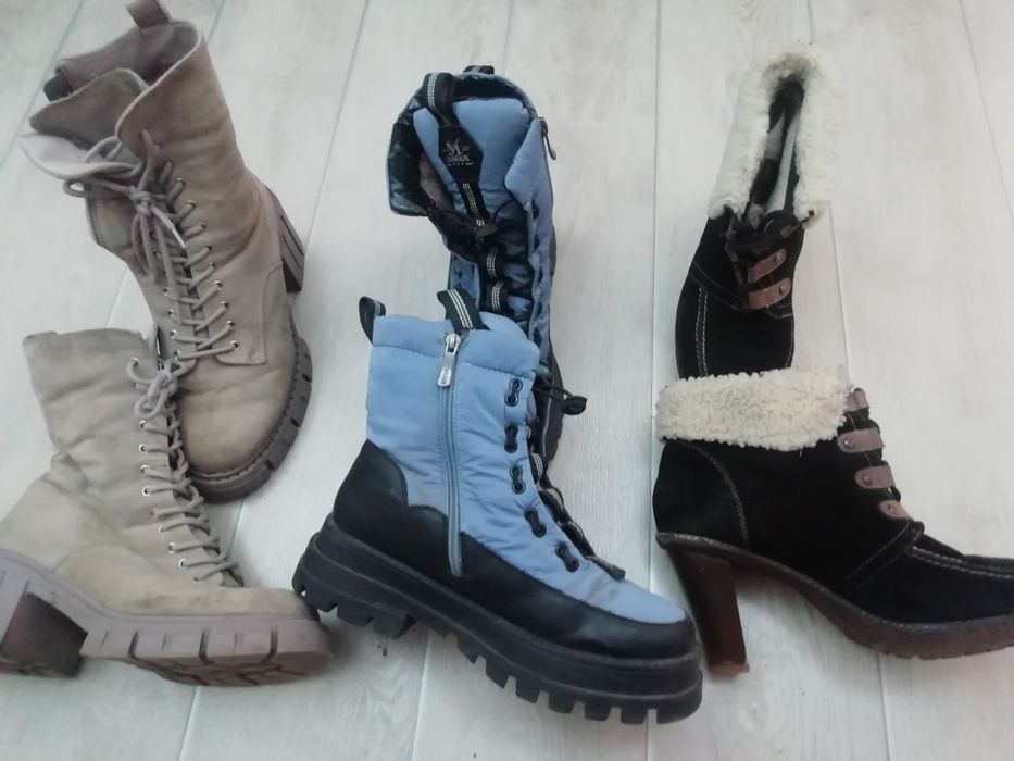 Продам бу сапоги и туфли
