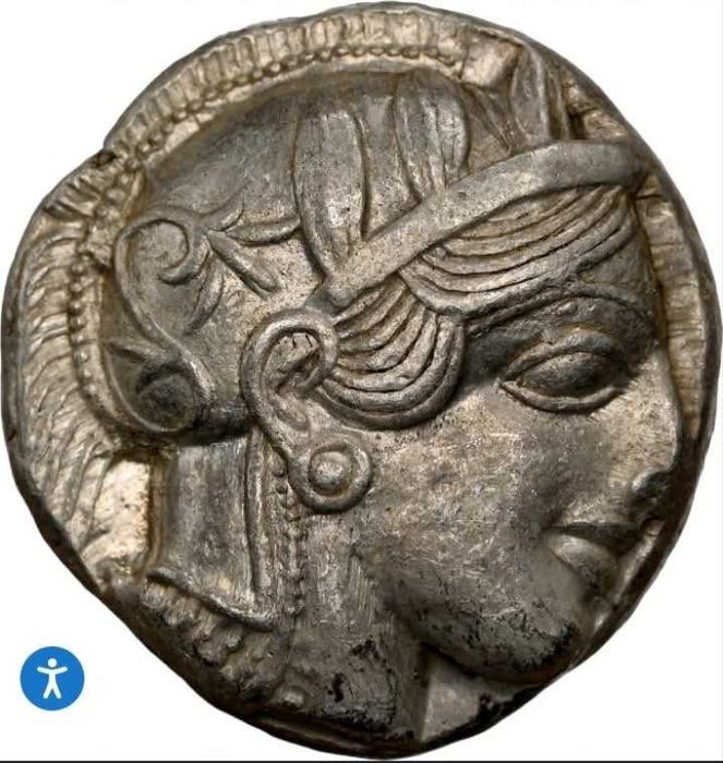 Атинска тетрадрахма със сертификат от NGC