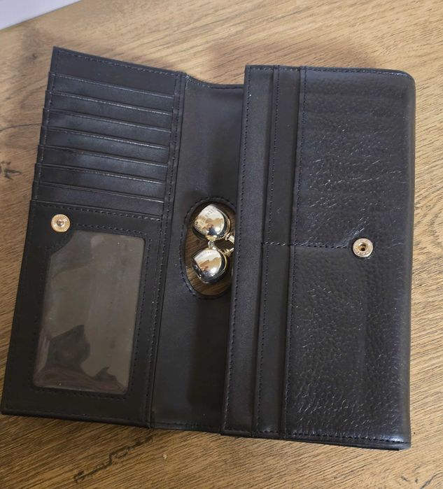 Ted Baker оригинално дамско портмоне от естествена кожа