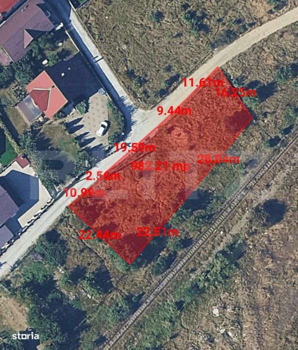 Teren intravilan de vanzare-zona rezidentiala