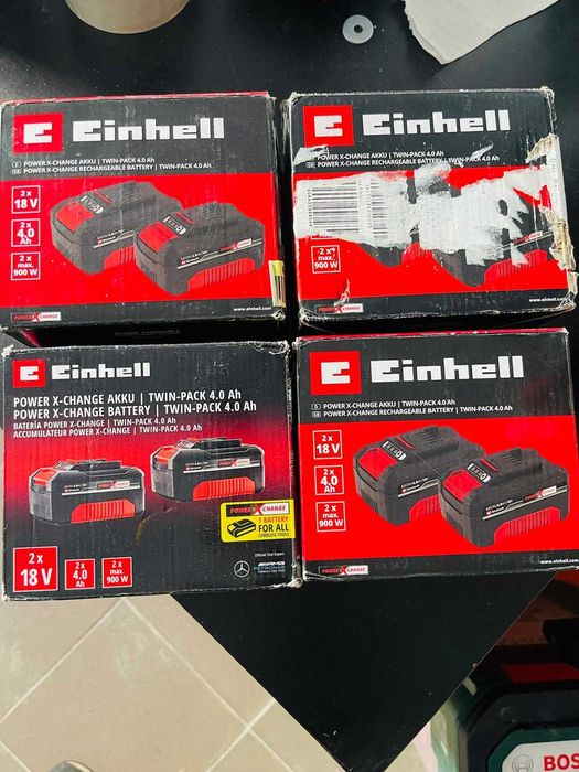 Acumulatori Einhell 18V 4.0Ah, 5.2Ah si Bosch 18V 4.0Ah-defecti/piese