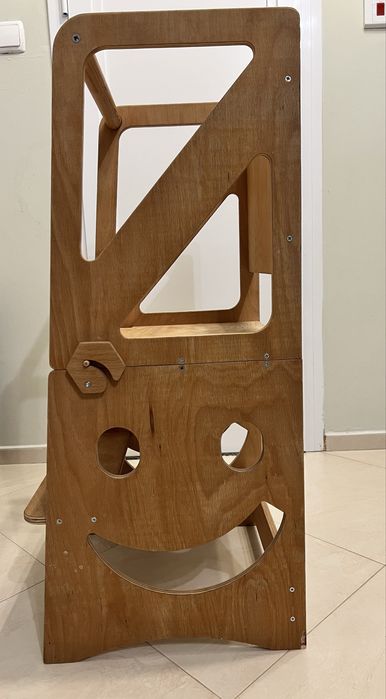 Детска кула Монтесори с пързалка