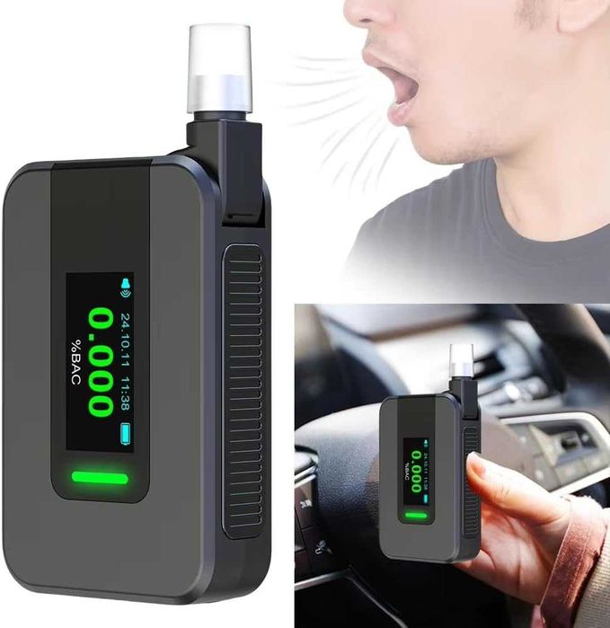 Електрохимичен алкохолен тестер с гласов отчет