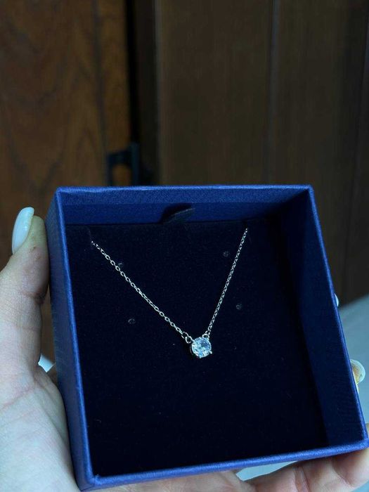 Комплект Сваровски - Обеци + Колие - Чисто нови!