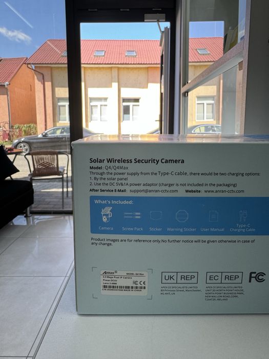 Camera Supraveghere solar wireless security Anran Q4 Max sigilata