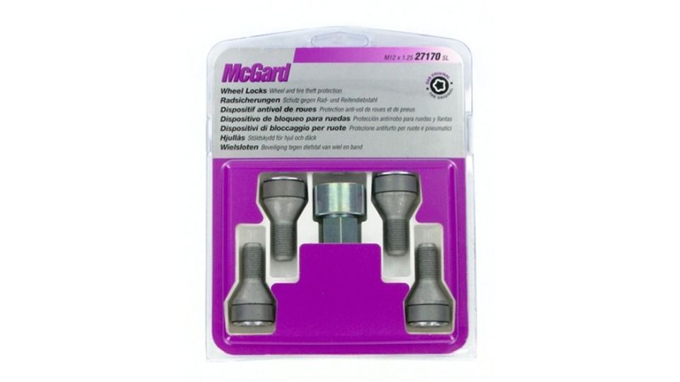 Set prezoane auto antifurt McGard M12 x 1.25 x 24 conic