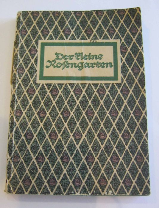 Carte de cantece / cantari veche de 100 ani, in limba germana