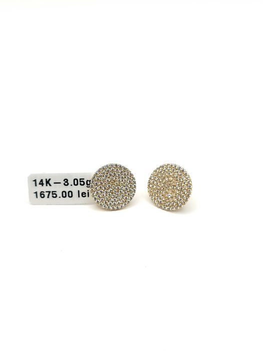Bijuteria Royal cercei din aur 14k 3.05 gr