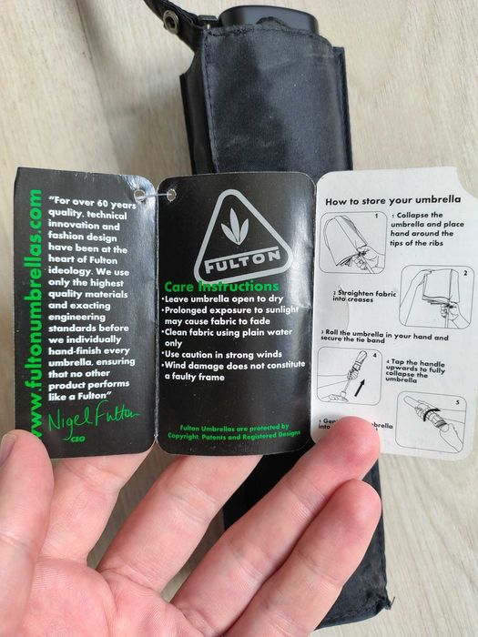 Umbrela mini Fulton Miniflat Lightweight Folding Umbrella compact umbrella