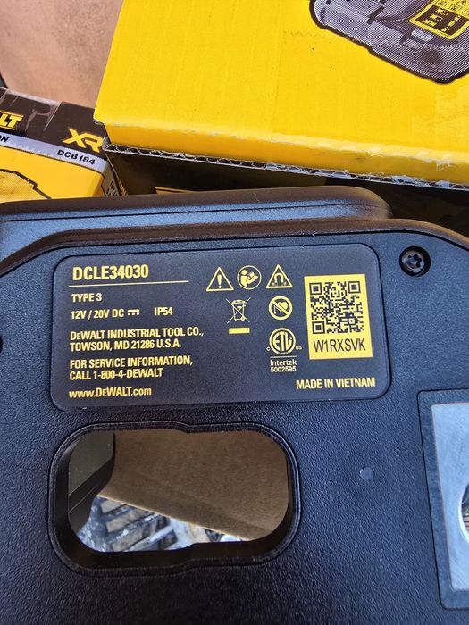 Laser dewalt 3×360 DCLE34030