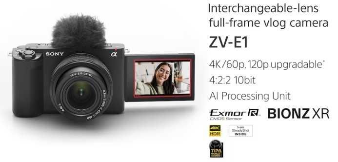 Sony ZV-E1 боди НОВАЯ
