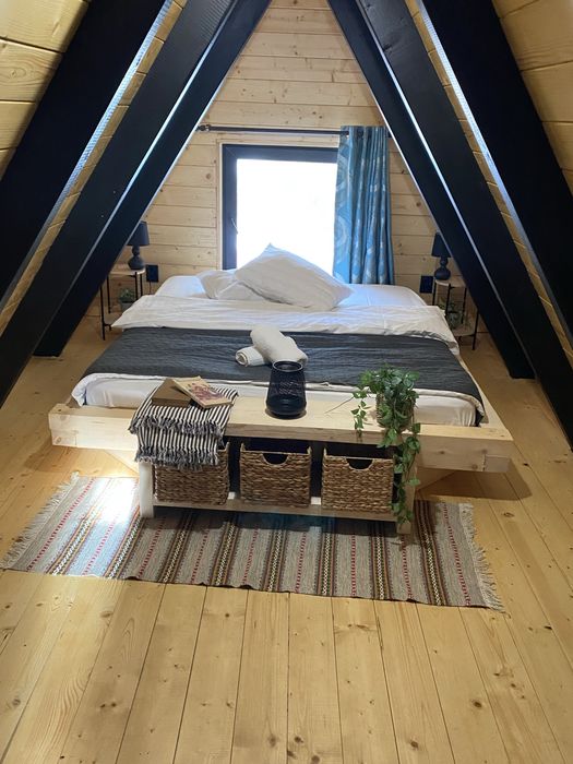 Cabana A Frame cu Sauna Piscina Si Jacuzzi in jud Cluj