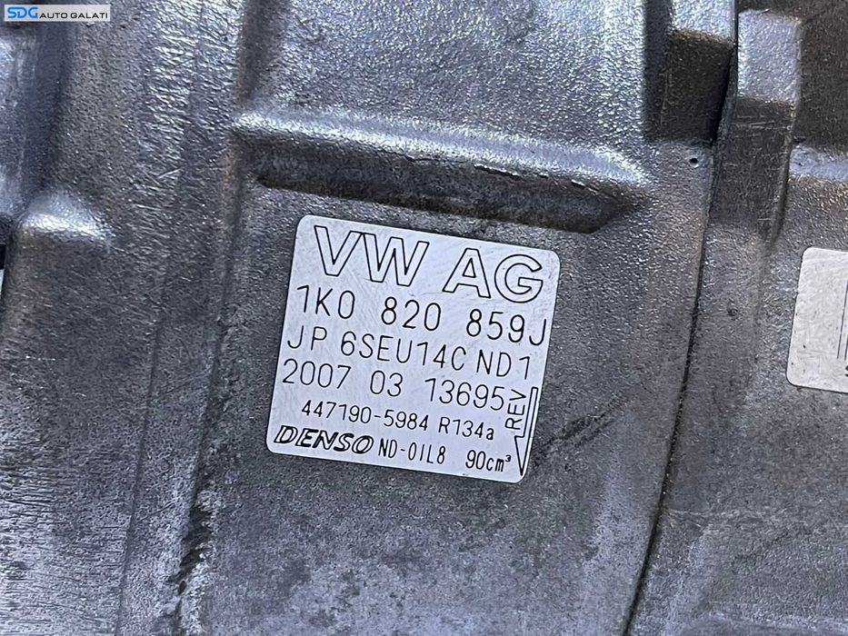 Compresor AC Clima Aer Conditionat Seat Toledo 3 1.4 BXW 2005 - 2009 Cod 1K0820859J [AV1294]