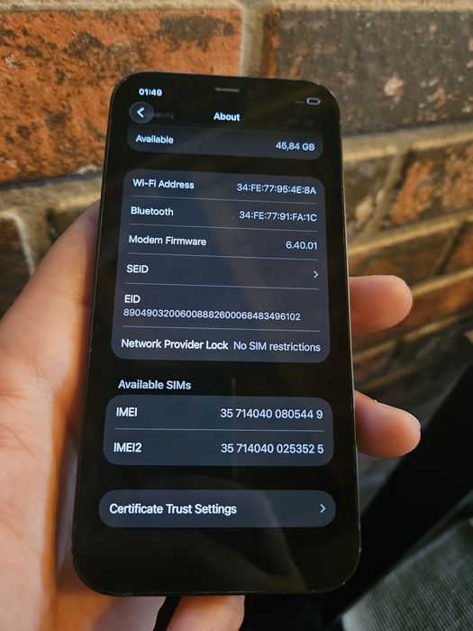 iPhone 12 ~64GB ~Liber retea