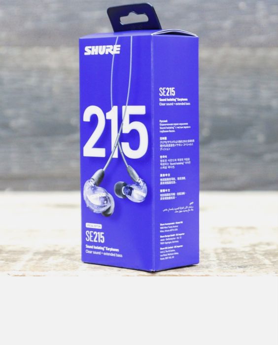 Оригинальные Shure E215 Purple Edition