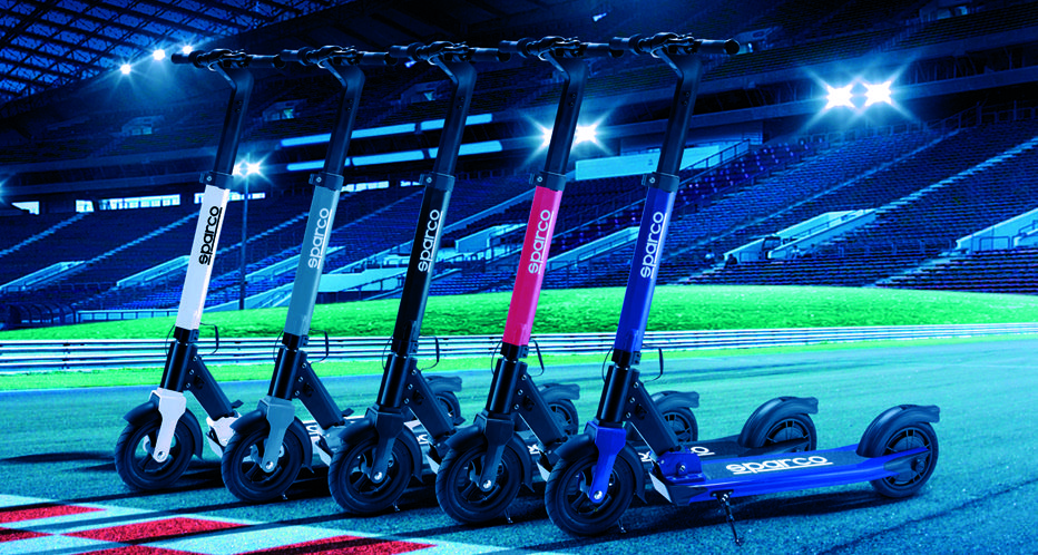 Trotineta electrica SPARCO - Rosu