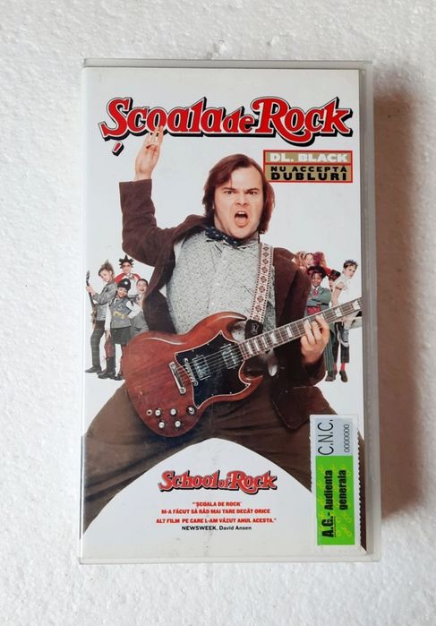 Casetă VHS Școala de Rock 2003