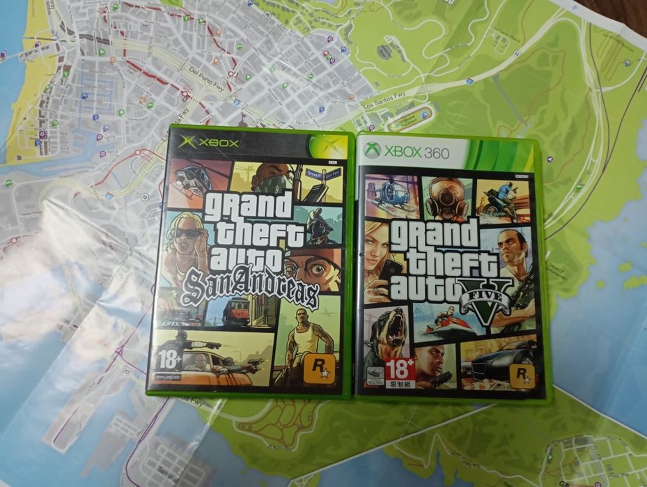 GTA 5 și GTA San Andreas pentru xbox