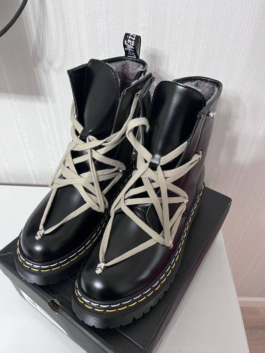 Обувь rick owens x dr.martens 1460