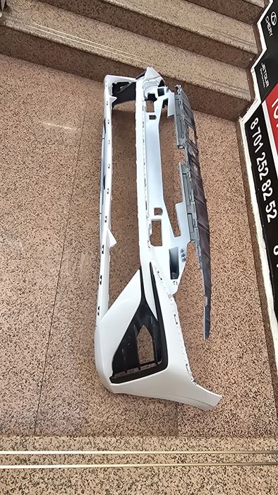 Бампер элантра белый