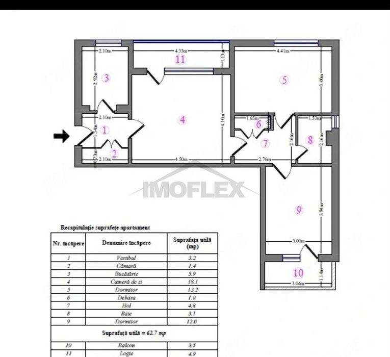 DE VÂNZARE 3 camere renovat  Drumul Taberei Bucla
