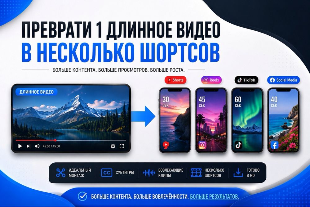 Видеомонтаж и создание контента ИИ