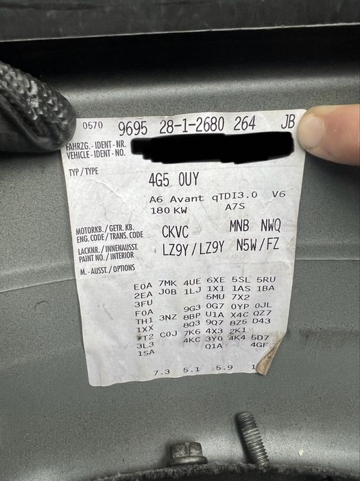 Dezmembrez Audi A6 C7 2013 motor 3.0 tdi 245 cai quattro S tronic