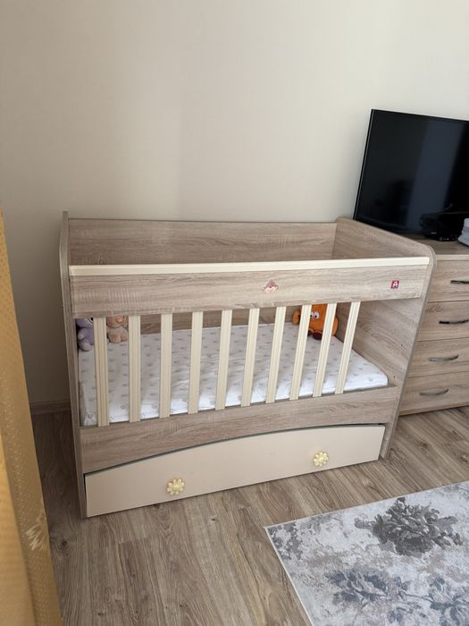 Детска кошара с матрак