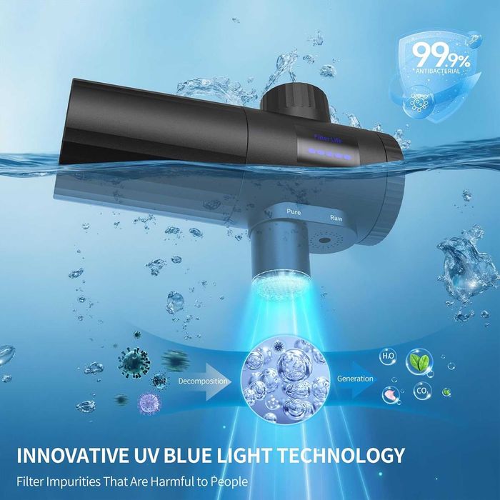 Robinet filtrat de apă Homelody 3.0 cu afisaj LED, 12 adaptoare