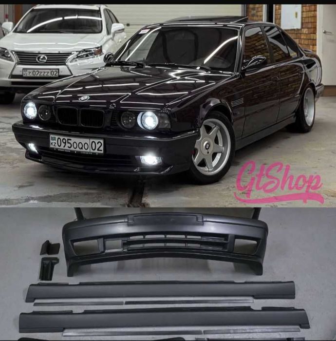 Бампер, пороги, спойлер на BMW E34