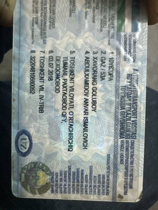 Benzavoz Gaz 53  xolati yaxshi ishlab turban moshina