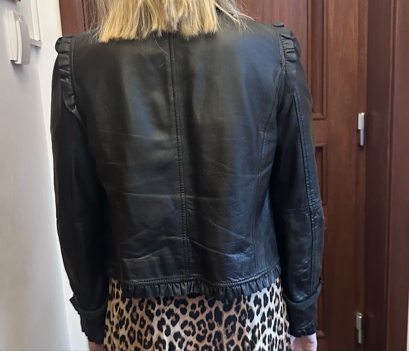 Geaca de piele naturala Elisabetta Franchi