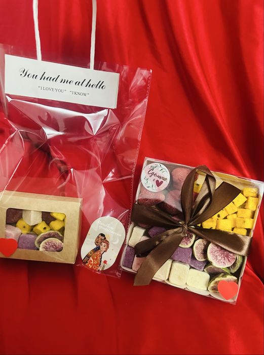 Сублимированное мороженое, маракуя, клубника, инжир