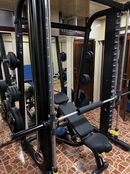 Машина Смита, тренажер, спорт, зал, гантели, спорт зал