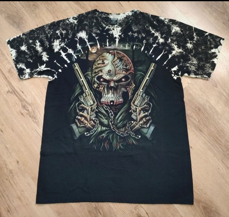 Tricou Survivors Skull motorcycle mărimea XL