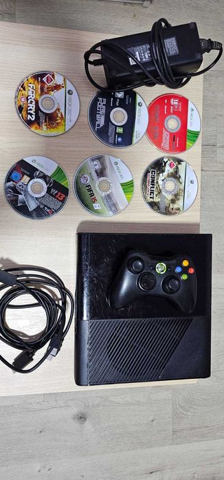 Xbox 360 model slim cu jocuri