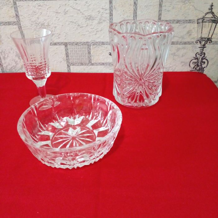 Продам советский хрусталь: плафон, салатницу