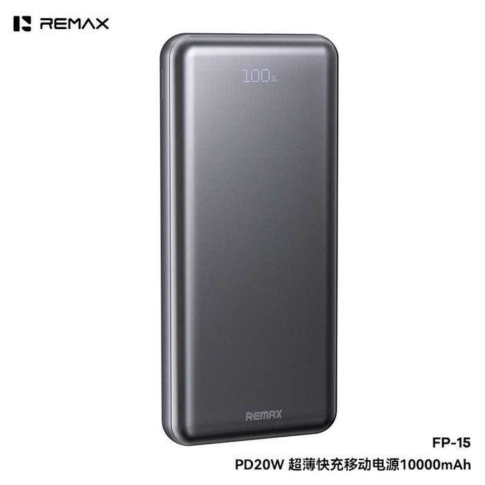 Remax FP-15 Ultra Slim PD20W Power Bank CCC 10000mAh for iPhone 16 17