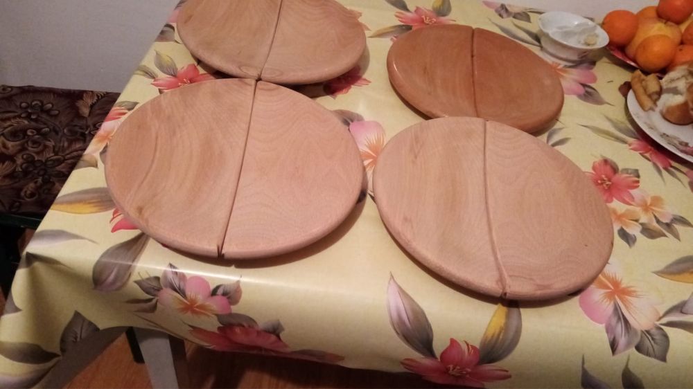 Set mânere circulare fag design interior