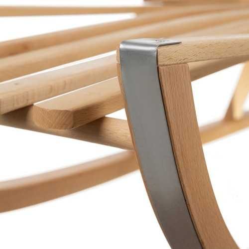 Дървена шейна с въже за дърпане / Детска шейна с облегалка