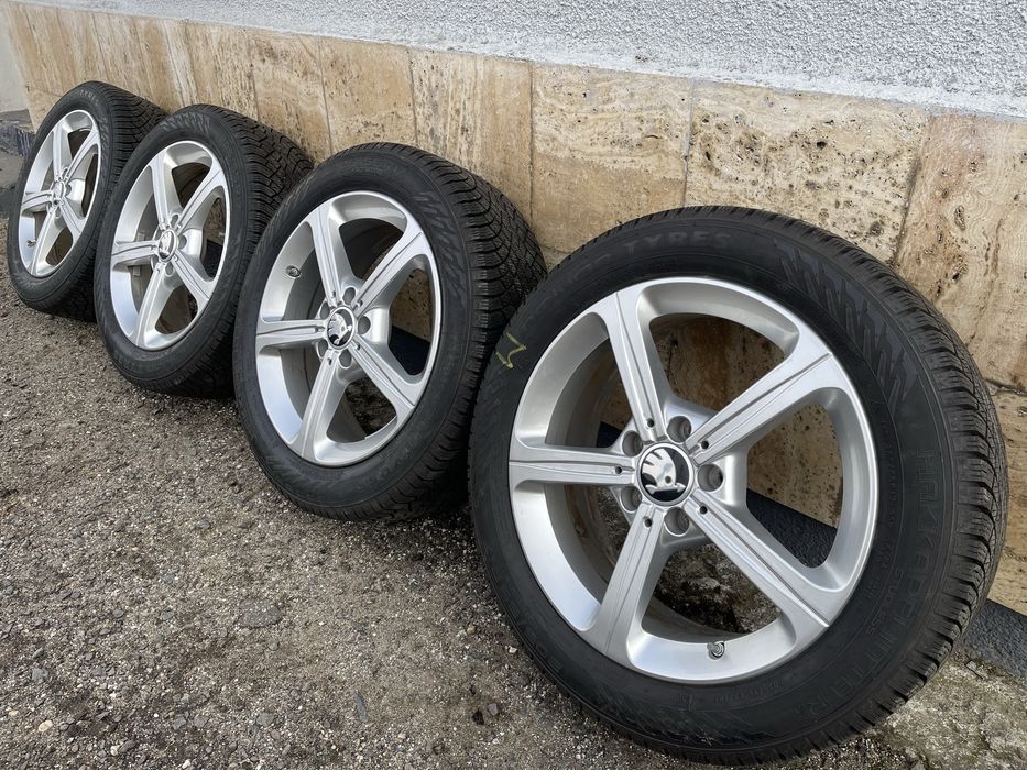 Jante Roti 17 Skoda Octavia 4 3 2 Scout Yeti Anvelope 205 55 R17 M+S