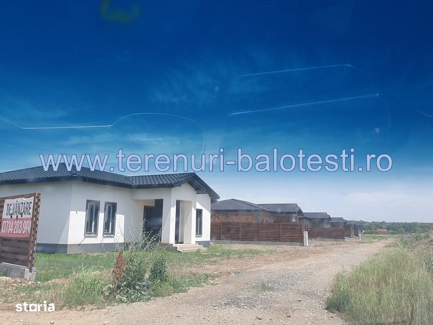 Vila Balotesti, padure,'la rosu',bransata la utilitati 99000 euro