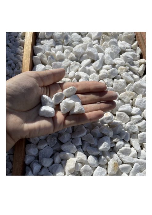 Декоративные белые камни