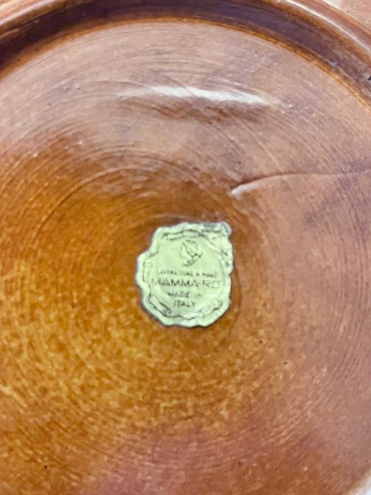 Centru de masa bibelou bibelouri fructiera ceramica vechi ITALIA marcat ieftin