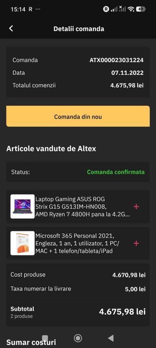 Laptop Gaming Asus Rog Strix G15