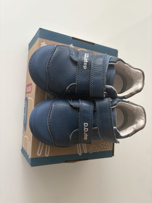 D.D.Step pantofi baieti cu scai 28 Bermuda Blue