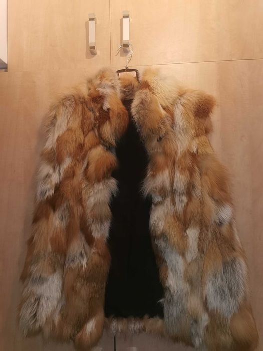 Vestă blană naturală de vulpe