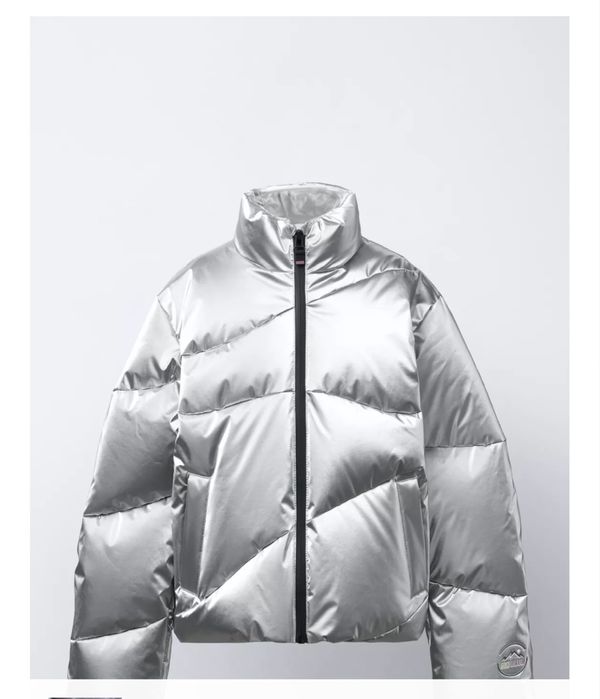 Сребристо ски яке Zara