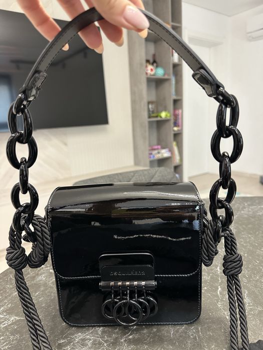Чанта лачена оригинал Dsquared